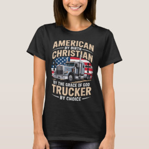 Driven Faith And Diesel Trucking Jesus Christian T T-Shirt