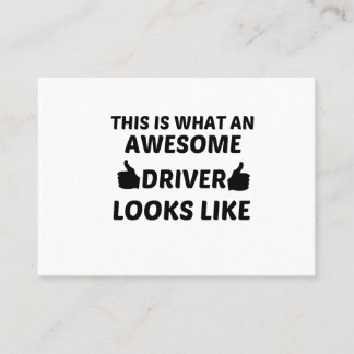 DRIVER AWESOME LOOKS LIKE CALLING CARD