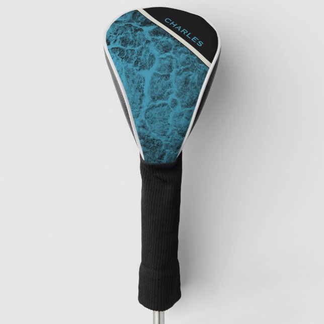 Driver Cover "Wood Turquoise"  (Front)