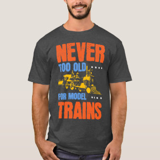 Driver Driving The Train Over The Tracks T-Shirt