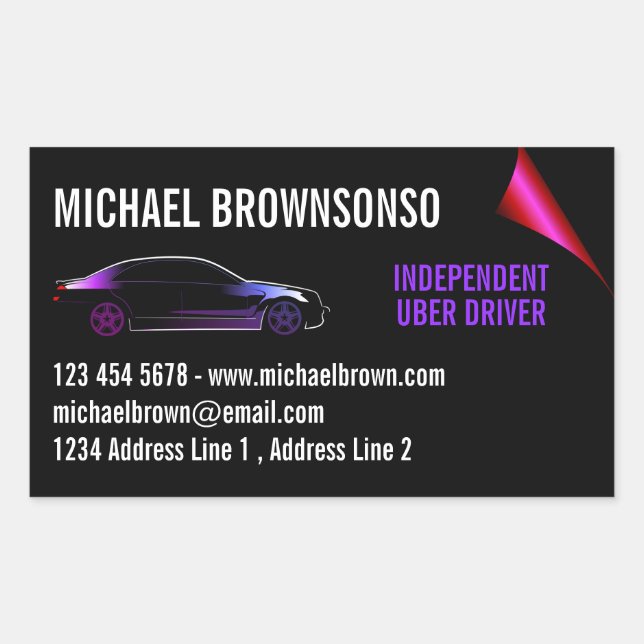 Driver Independent Car Auto Sticker (Front)