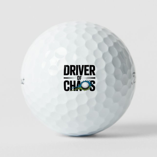 Driver of Chaos Golf Ball  (Front)