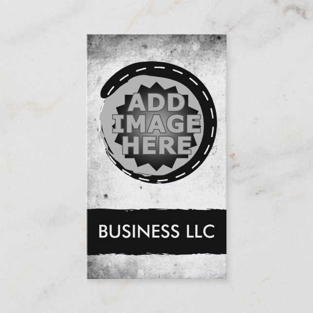 driver road stroke grunge business card (Front)