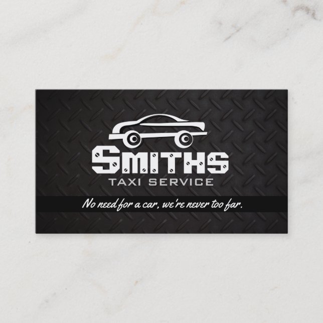 Driver Taxi Business Cards (Front)