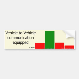 Driver To Driver Communication Bumper Sticker