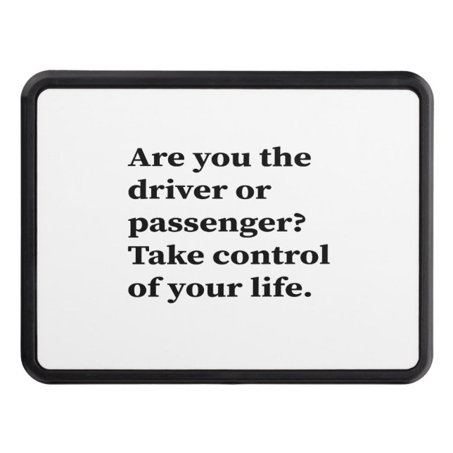 Driver vs Passenger? Trailer Hitch Cover (Front)