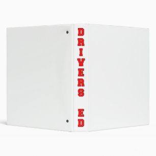 Drivers Ed Binder