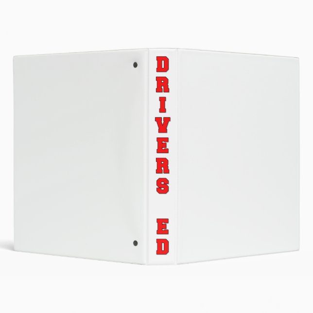 Drivers Ed Binder (Background)