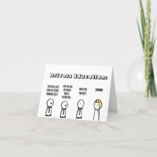Drivers Education Thank You Card