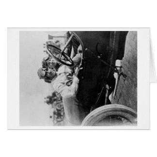 Drivers in a Mercer for the Astor Cup Photograph
