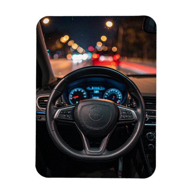 Driving car magnet (Vertical)