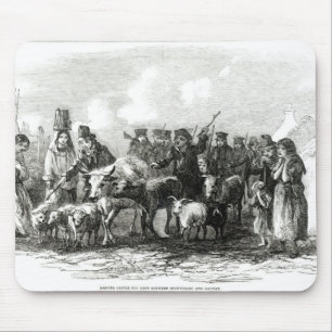 Driving Cattle for Rent Mouse Pad