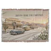 Driving Home Christmas Diner Caravan Decor