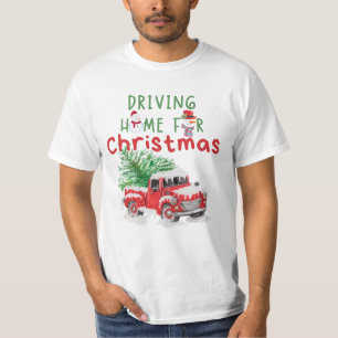 Driving Home for Christmas, Merry Xmas, Christmas T-Shirt
