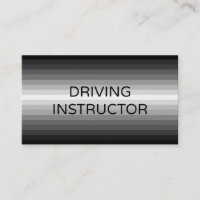 Driving Instructor Business Card