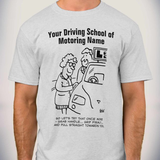 Driving Instructor Driving School Learn to Drive T-Shirt (Creator Uploaded)
