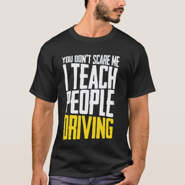 Driving Instructor & Driving Teacher, Driving Stud T-Shirt (Front)