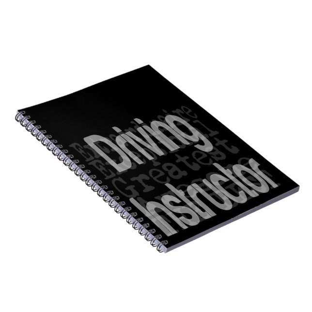 Driving Instructor Extraordinaire Notebook (Right Side)
