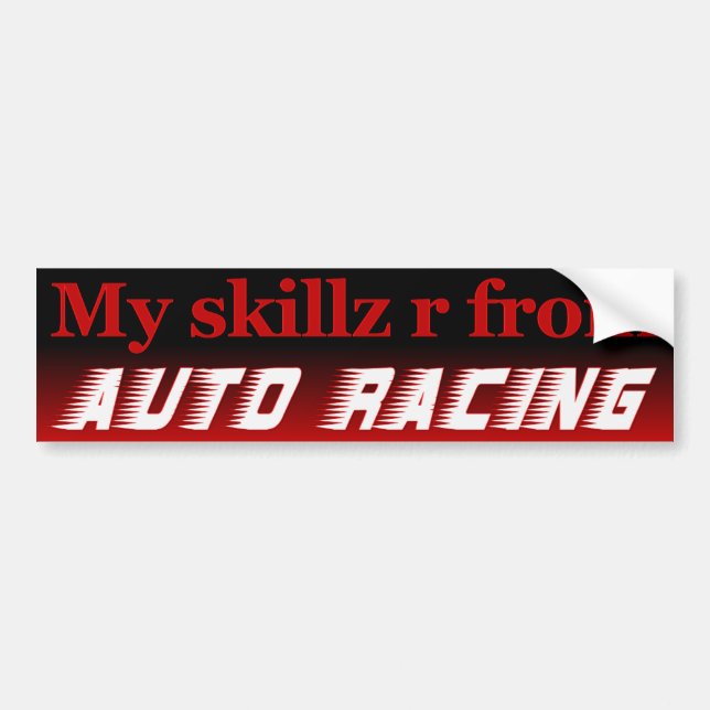 Driving Lessons Bumpersticker Bumper Sticker (Front)