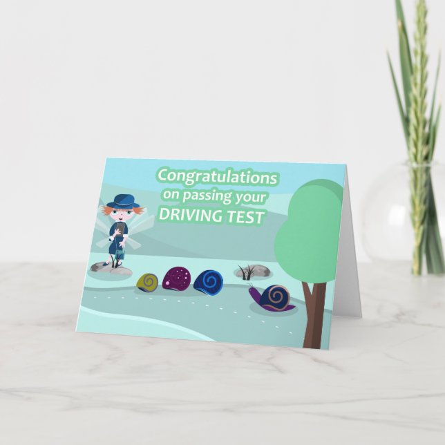 Driving licence - Greeting Card (Front)