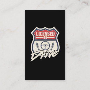 Driving License Exam passed New Driver Business Card