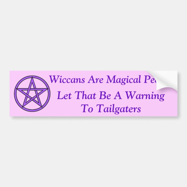 Driving Magic Bumper Sticker (Front)