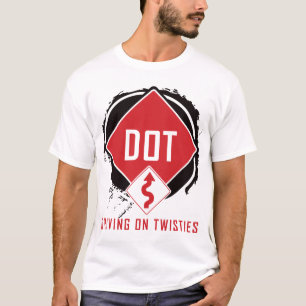 Driving On Twisties - B-Red T-Shirt