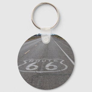 Driving Route 66 Keychain