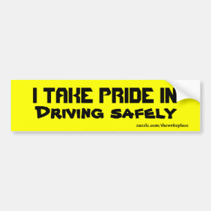 Driving safely  bumper stickers