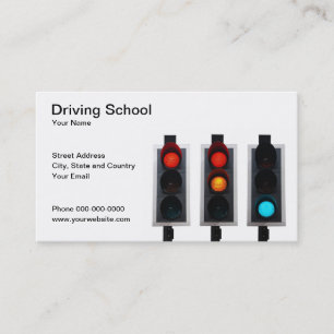 Driving School Business Card