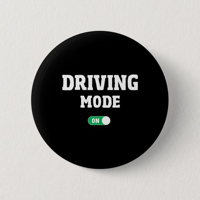 Driving School Test - Funny Driver's License Drivi 2 Inch Round Button (Front)