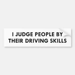 Driving Skills Bumper Sticker