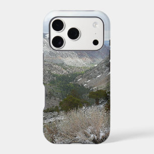 Driving Through the Snowy Sierra Nevada Mountains