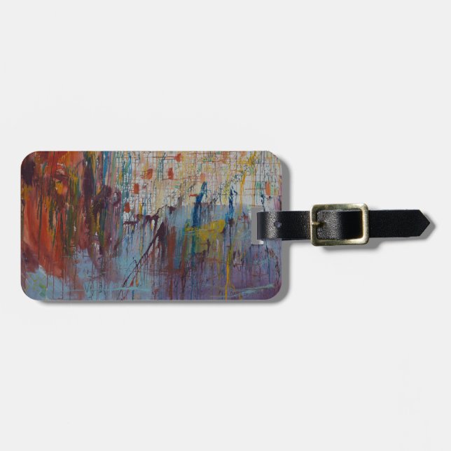 Drizzled Luggage Tag (Front Horizontal)