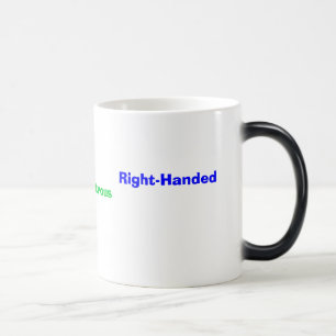 Droit/de la main gauche tasse