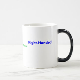 Droit/de la main gauche tasse