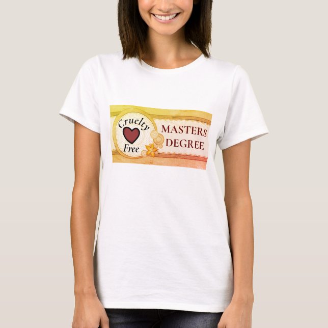Droits des animaux "Cruelty Free" T-shirt féminin (Devant)