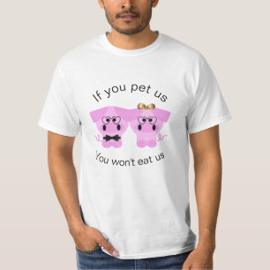 Droits des animaux pour les cochons T-shirt pour l