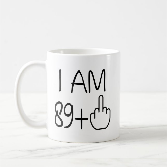 Drôle 90e anniversaire de café Mug (Gauche)