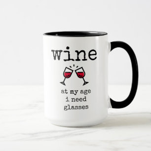 Drôle, Amateur De Vins, Citation, Mug De Café