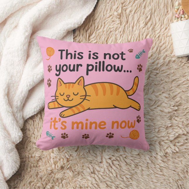 Drôle Amoureux des chats Coussin (Couverture)