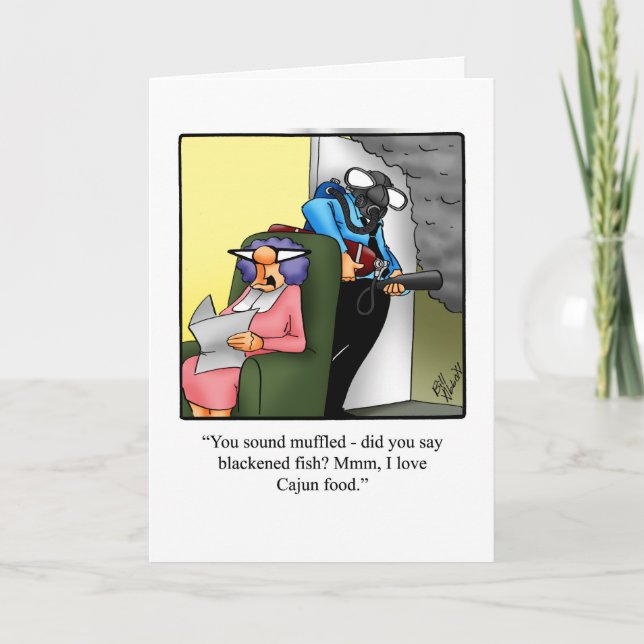Drôle Anniversaire Carte d'Humour pour elle (Devant)