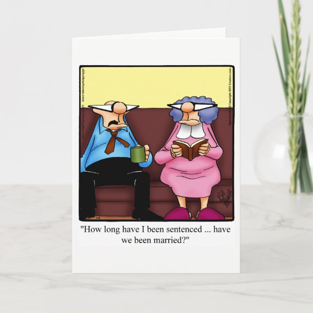 Drôle Anniversaire Carte Pour Elle (Devant)
