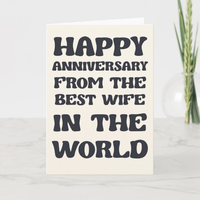 Drôle Anniversaire Carte Pour Mari (Devant)