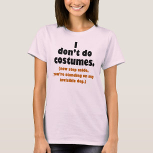 Drôle anti-costume Halloween T-shirt