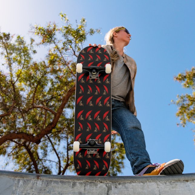 Drôle assis Meerkat, Skateboard complet (Extérieur 1)