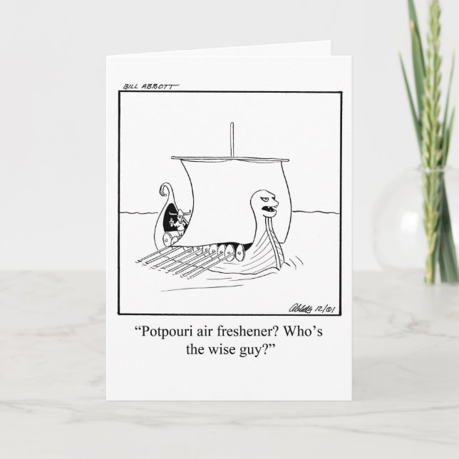 Drôle Bon Voyage Carte de voeux (Devant)