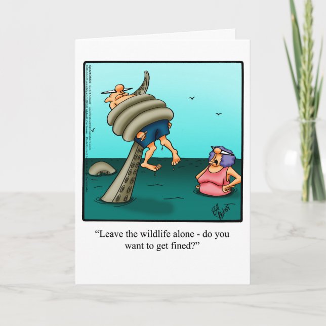 Drôle Bon Voyage / Vacances Carte de voeux Humour (Devant)