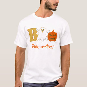 Drôle Boo Halloween T-shirt Homme