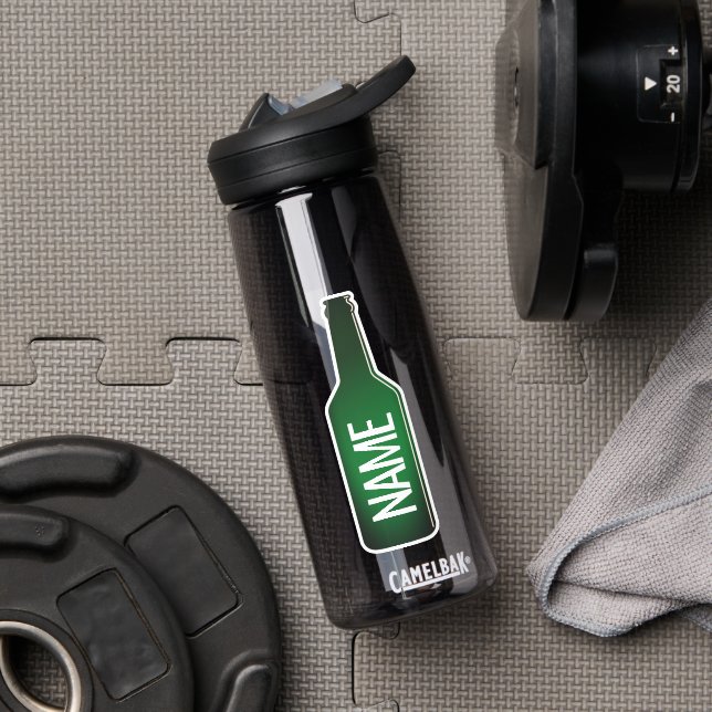 Drôle bouteille de bière verte logo bouteille d'ea (Enterrement de vie de garçon)